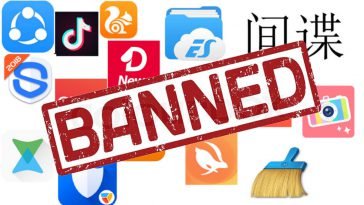 Chinese apps banned
