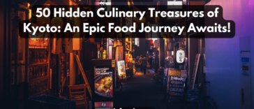 Kyoto Food Culture & Night Life