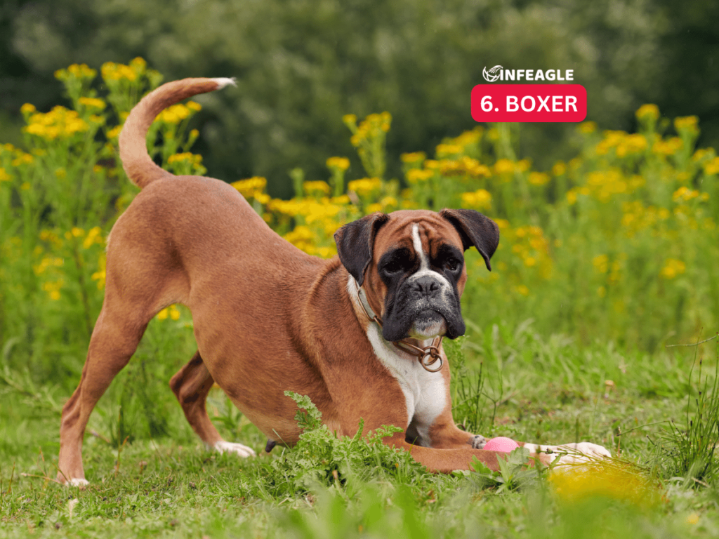 Boxer - #6 Aggressive Dog Breeds