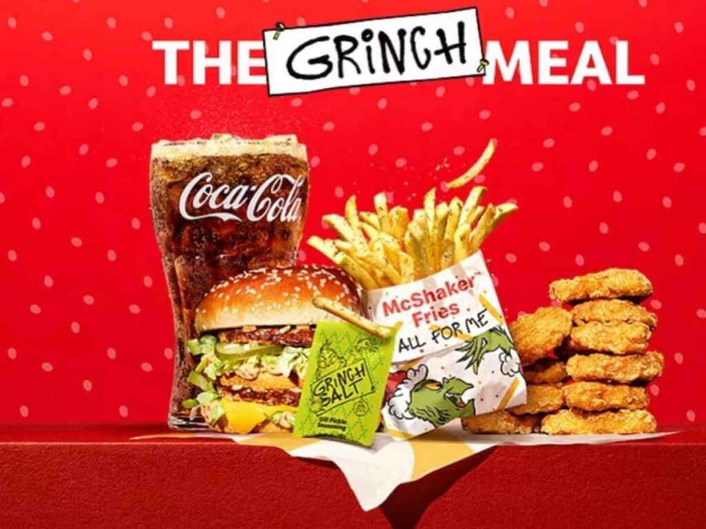 The Grinch Meal by Mcdonald's